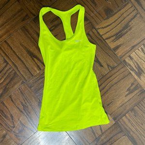 Nike Women's Dri-Fit Lime Green Tank